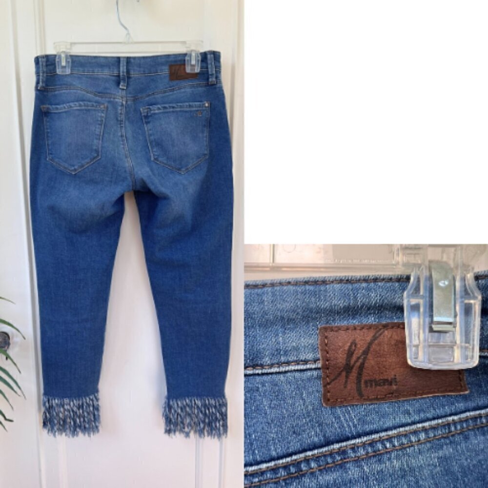 MAVI Kerry Straight Leg Fringe Hem Jeans Size 28 - Picture 7 of 14